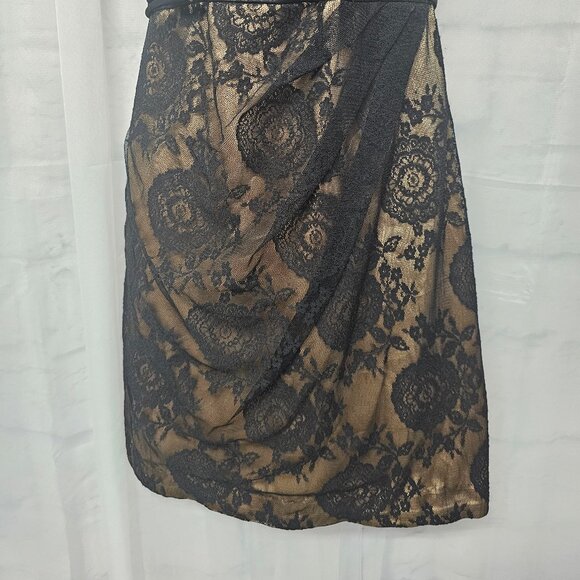 Teeze Me Dress Y2K Black Lace Vamp Coquette Whimsigoth Mini XS - Picture 5 of 12